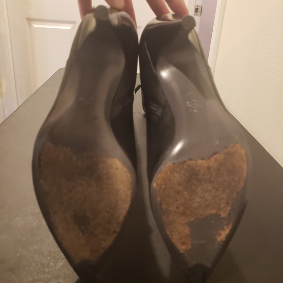 Via Spiga Leather Stiletto Knee High Boots - Picture 5 of 8